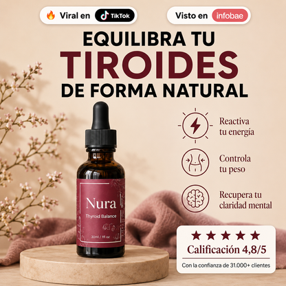 Nura® | Gotas para el equilibrio tiroideo