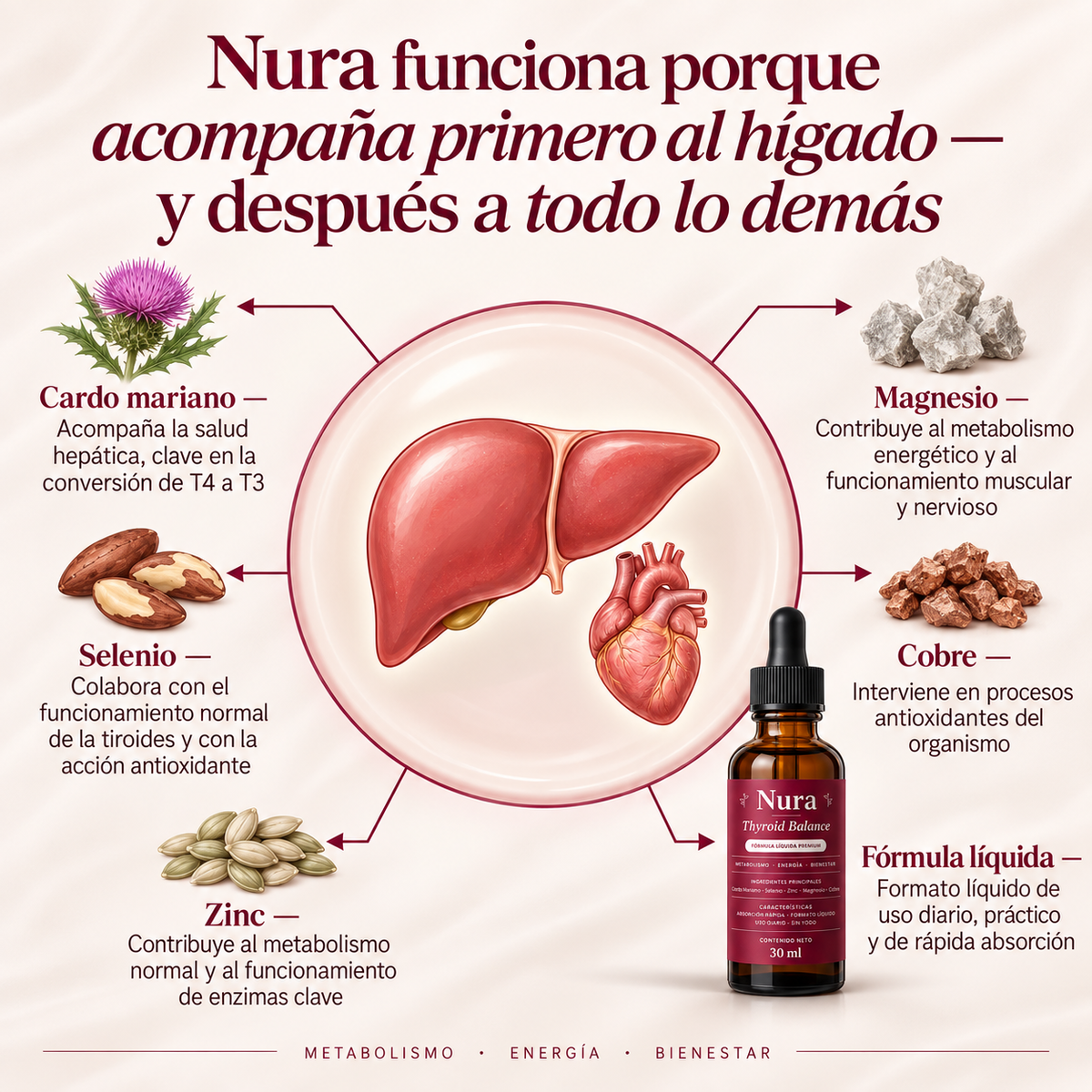 Nura® | Gotas para el Equilibrio Tiroideo
